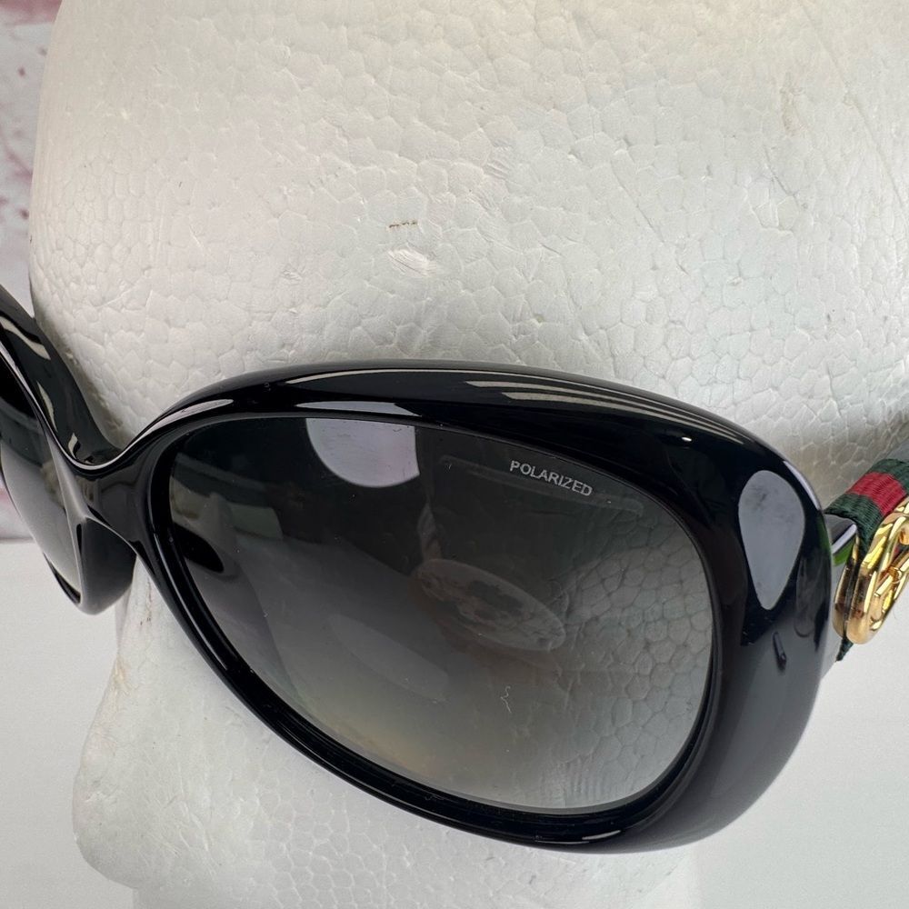 Rare Authentic Vintage Web Gucci GG 3644/S D28WJ Black 56mm Polarized Sunglasses - Picture 8 of 15